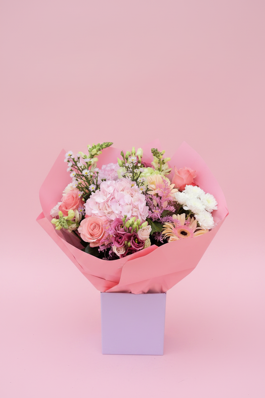 Pink Bouquet Centred and Zoomed